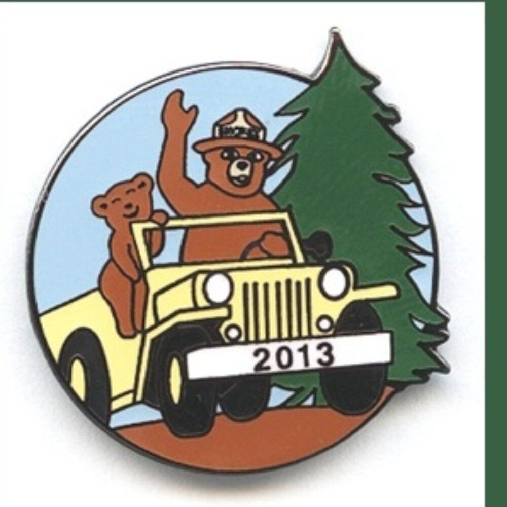 2013 Smokey the Bear in a JEEP -USFS Fire Prevention New Old Stock